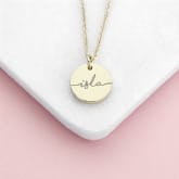 Thumbnail 6 - Personalised Disc Necklace with Name