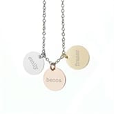 Thumbnail 5 - Personalised My Family Three Disc Necklace 