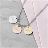 Thumbnail 1 - Personalised My Family Three Disc Necklace 