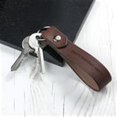 Thumbnail 4 - Personalised Leather Keyring