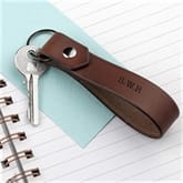 Thumbnail 3 - Personalised Leather Keyring