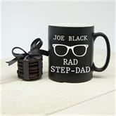 Thumbnail 1 - Personalised Black Rad Stepdad Mug