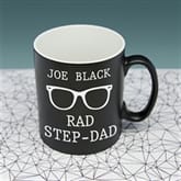 Thumbnail 2 - Personalised Black Rad Stepdad Mug