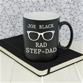Thumbnail 3 - Personalised Black Rad Stepdad Mug