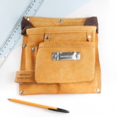 Thumbnail 2 - Personalised 6 Pocket Leather Tool Belt