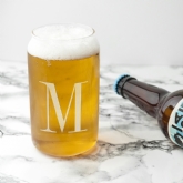 Thumbnail 2 - Personalised Monogram Initials Beer Can Glass