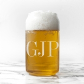 Thumbnail 5 - Personalised Monogram Initials Beer Can Glass