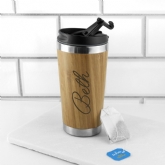 Thumbnail 2 - Personalised Bamboo Travel Mug