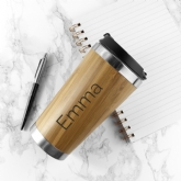 Thumbnail 3 - Personalised Bamboo Travel Mug