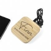 Thumbnail 5 - Personalised "in Charge" Bamboo Wireless Charger