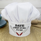 Thumbnail 1 - Personalised Chop It Like It's Hot Chef Hat