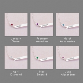 Thumbnail 11 - Personalised Swarovski Crystal Birthstone Bracelet