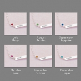Thumbnail 12 - Personalised Swarovski Crystal Birthstone Bracelet