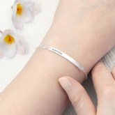 Thumbnail 3 - Personalised Swarovski Crystal Birthstone Bracelet
