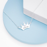 Thumbnail 4 - Personalised Kids Princess Crown Necklaces