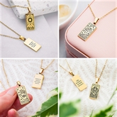 Thumbnail 1 - Personalised Tarot Card Necklaces 