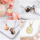 Thumbnail 1 - Personalised Photo Locket Necklaces 