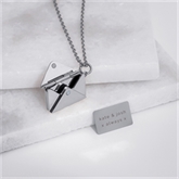 Thumbnail 5 - Personalised Secret Message Envelope Necklace