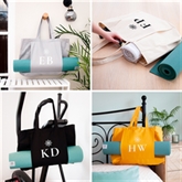 Thumbnail 1 - Personalised Yoga Mat Tote Bag 