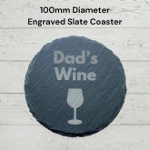 Thumbnail 4 - 19 Crimes Red Wine & Sauvignon Blanc Gift Sets with "Dad's Wine" Slate Coaster