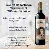 Thumbnail 6 - 19 Crimes Red Wine & Sauvignon Blanc Gift Sets with "Dad's Wine" Slate Coaster