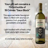 Thumbnail 7 - 19 Crimes Red Wine & Sauvignon Blanc Gift Sets with "Dad's Wine" Slate Coaster