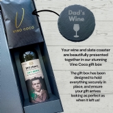 Thumbnail 8 - 19 Crimes Red Wine & Sauvignon Blanc Gift Sets with "Dad's Wine" Slate Coaster