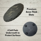 Thumbnail 4 - Bottega Prosecco & "50 & Fabulous" Slate Coaster Gift Set