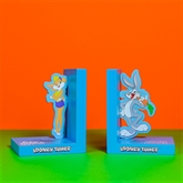 Thumbnail 1 - Warner Bros Looney Tunes Bugs Bunny And Lola Wooden Book Ends
