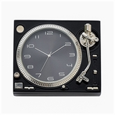 Thumbnail 2 - Miniature Black Record Player Clock