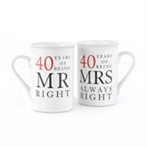 Thumbnail 2 - 40 Years Of Being Right Anniversary Mug