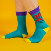 Thumbnail 2 - 30th Birthday Funky Men's Socks