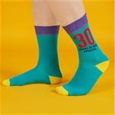 Thumbnail 2 - 30th Birthday Funky Men's Socks