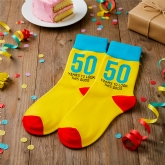 Thumbnail 1 - Funny 50th Socks for Men