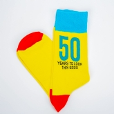 Thumbnail 3 - Funny 50th Socks for Men