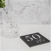 Thumbnail 1 - 50th Birthday Whisky Glass and Coaster