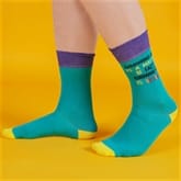 Thumbnail 2 - Growing Up is Optional Funny Men's Socks