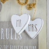 Thumbnail 3 - Love Story Marriage Rules Hanging Sign
