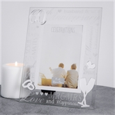 Thumbnail 2 - Mirror Words 60th Anniversary 4 x 6 Photo Frame