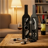 Thumbnail 2 - Harvey Makin Bar Set Wine Bottle Shape Corkscrew Set