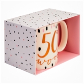 Thumbnail 2 - Luxe Ceramic Female 50th Birthday Mug