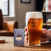 Thumbnail 1 - The Man The Myth The Legend Beer Glass
