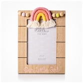Thumbnail 2 - Little Girl 4 x 6 Macrame Rainbow Photo Frame