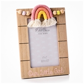 Thumbnail 1 - Little Girl 4 x 6 Macrame Rainbow Photo Frame