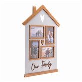 Thumbnail 4 - "Our Family" Collage House Shaped Photo Frame