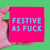Thumbnail 2 - Cheeky Christmas Ceramic Coaster Set