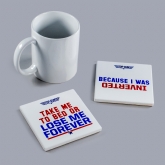 Thumbnail 1 - Top Gun Pair of Quote Ceramic Coasters