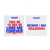 Thumbnail 6 - Top Gun Pair of Quote Ceramic Coasters