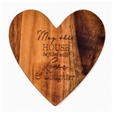 Thumbnail 2 - Heart-Shaped Cheese Board, Coasters and Cheese Knives Set