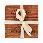 Thumbnail 3 - Heart-Shaped Cheese Board, Coasters and Cheese Knives Set
